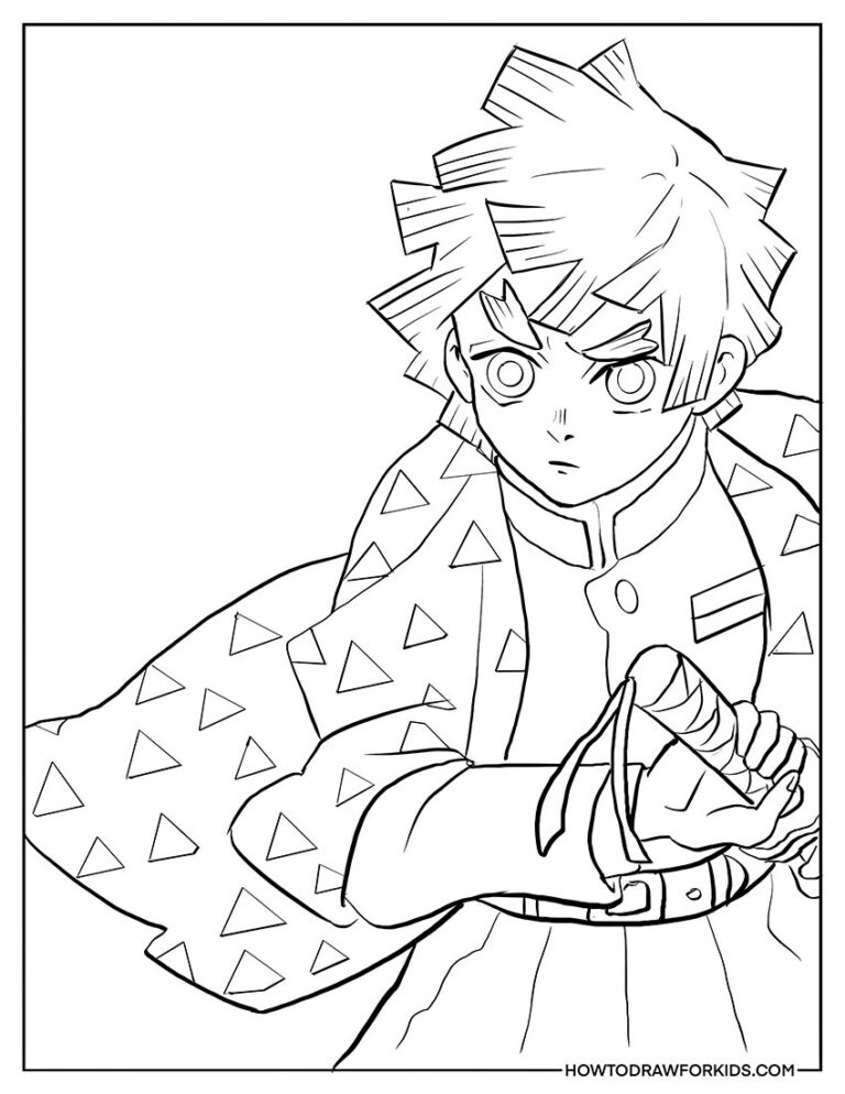 Demon Slayer Coloring Pages - Free Printables