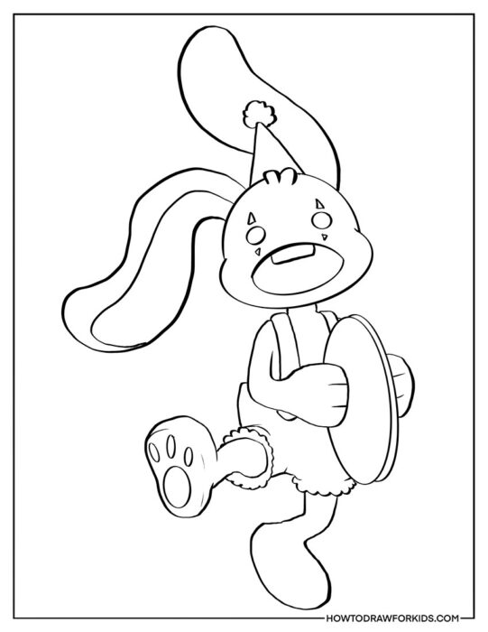 bunzo bunny coloring for kids