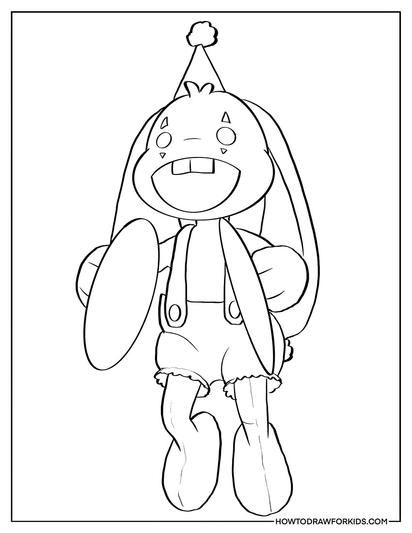 Bunzo Bunny Coloring Pages - Free Printables