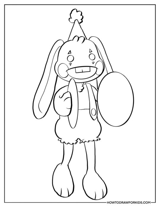 bunzo bunny colorings for beginners