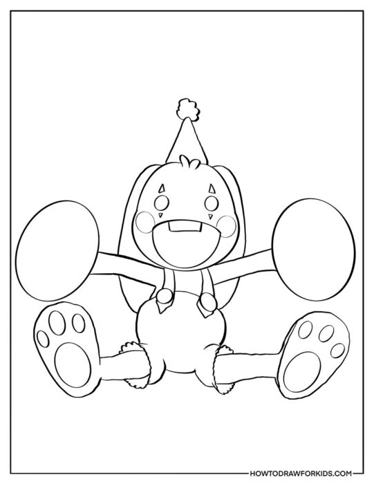 cartoon bunny coloring pages