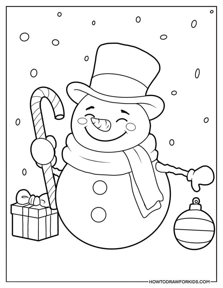 Snowman Coloring Pages - Free Printables