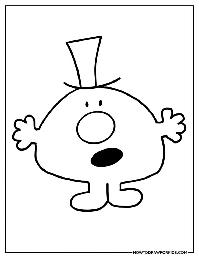 Mr.Men Coloring Pages - Free Printables