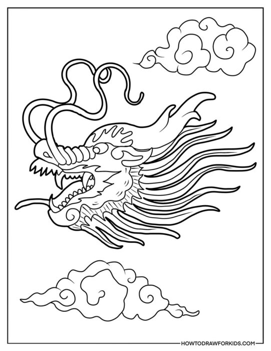 Printable Chinese Coloring Page