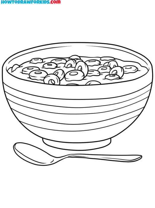 Breakfast Coloring Sheet