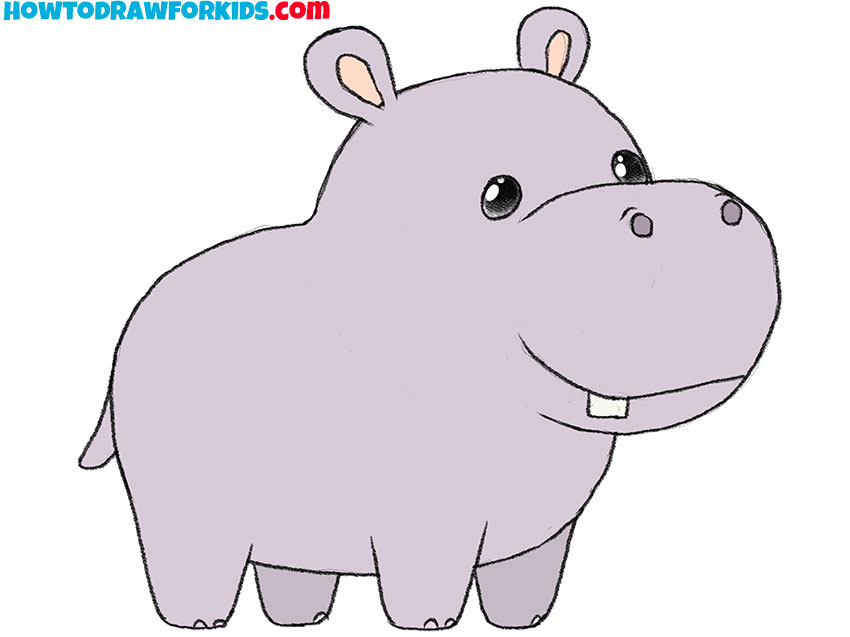 How to draw a hippopotamus featured image