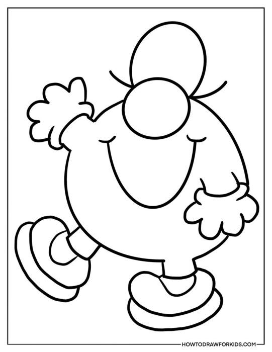 Mr. Nonsense Easy Coloring Sheet