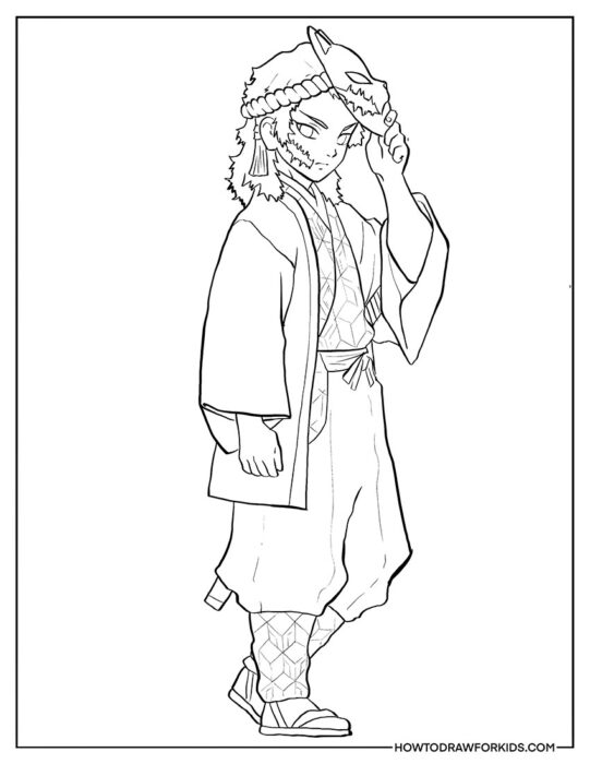 Sabito Coloring Sheet