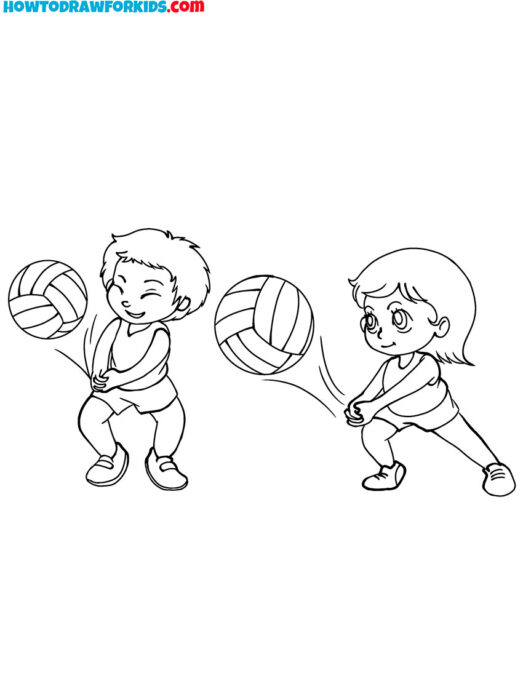 Sports Activities Coloring Page