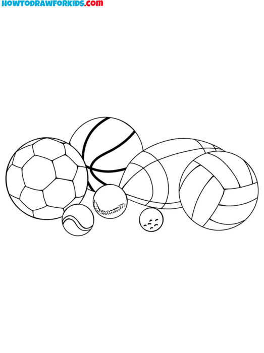 Sports Gear Coloring Page