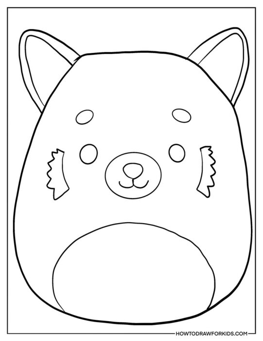 Squishmallow Animal to Color