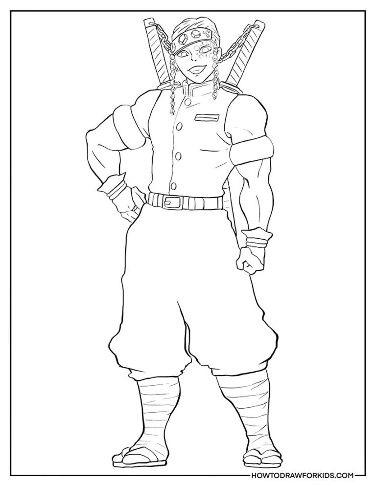 Demon Slayer Coloring Pages - Free Printables