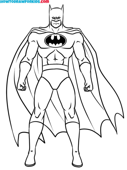 Batman From DC Comics Coloring