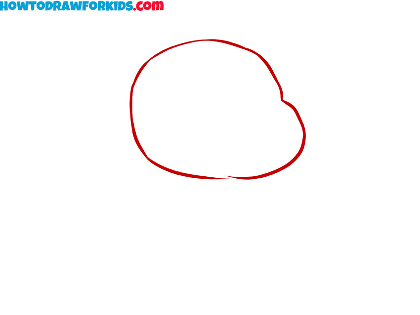 Draw the head shape