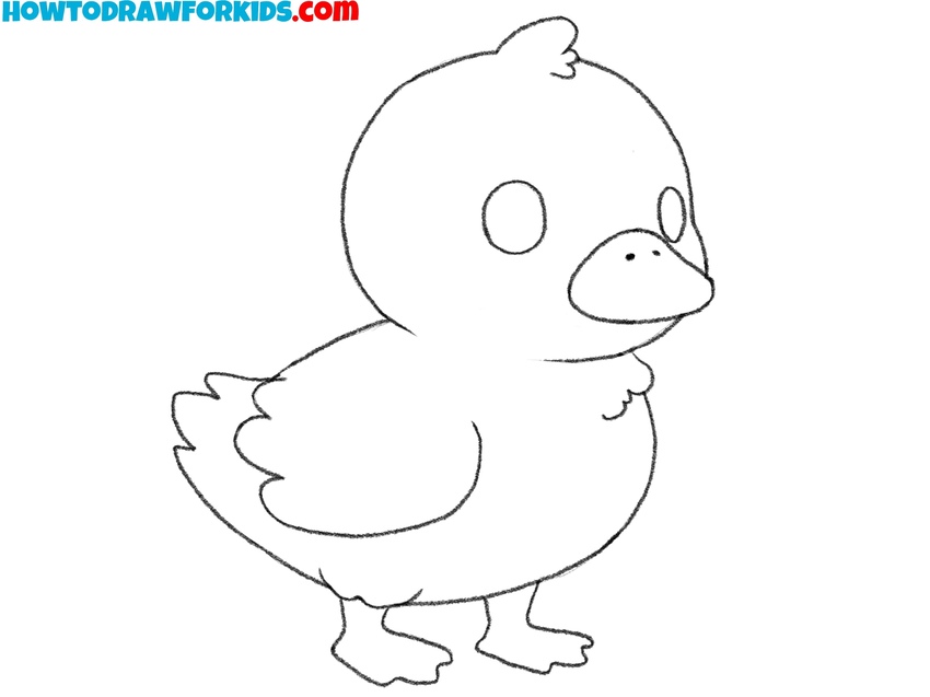 Finalize the duck sketch