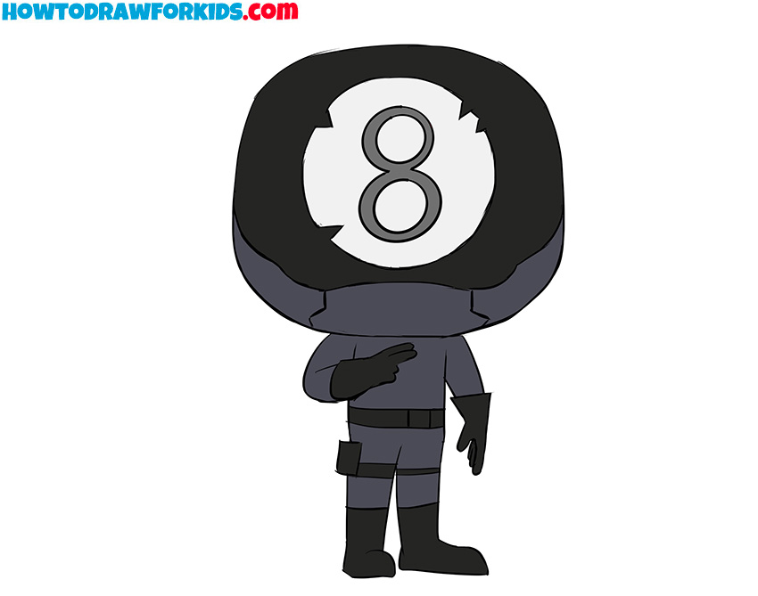 How to Draw 8-Ball from Fortnite Featured image