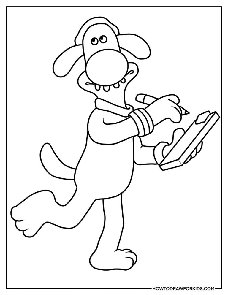 Shaun the Sheep Coloring Pages - Free Printables