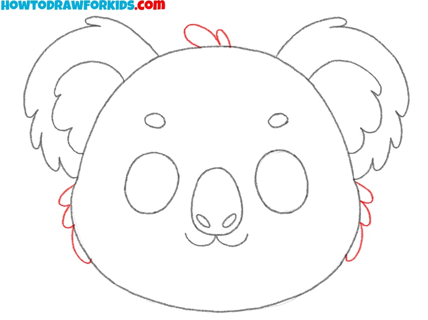 How to Draw a Koala Face - Easy Drawing Tutorial For Kids