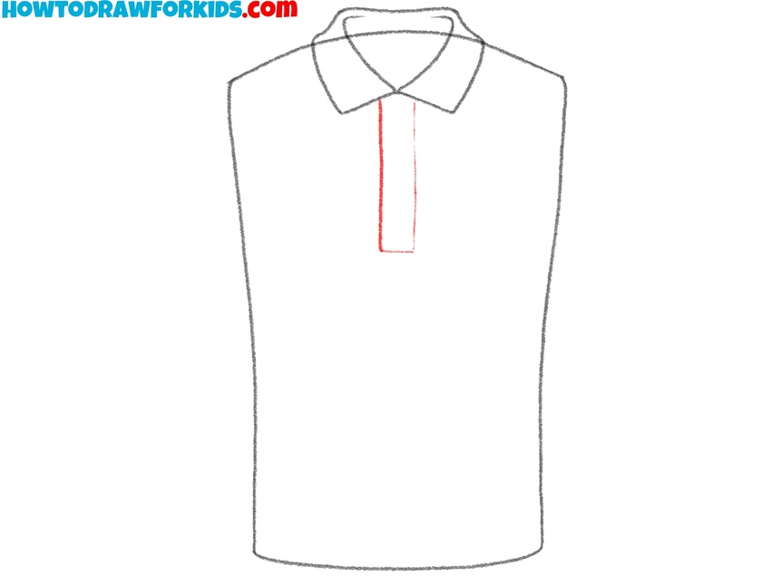 Illustrate the placket