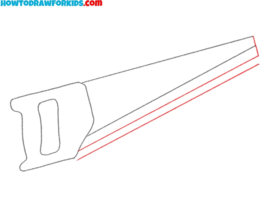 Sketch guidelines for the teeth