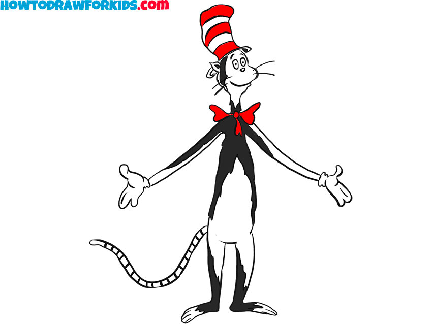 Add color to the Cat in the Hat