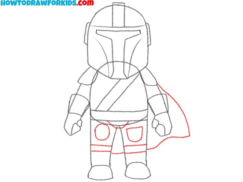 How to Draw the Mandalorian Easy Drawing Tutorial For Kids