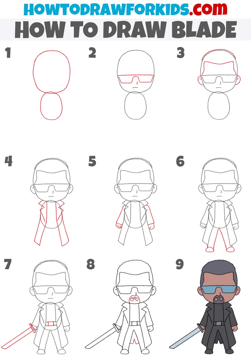 How to Draw Blade - Easy Drawing Tutorial For Kids