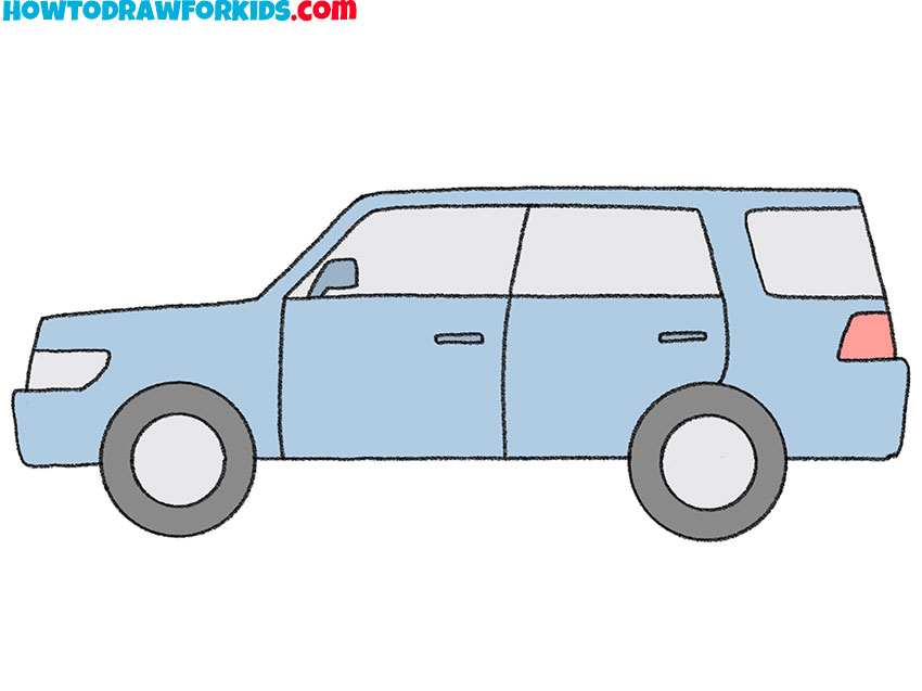 How to draw an suv featured image