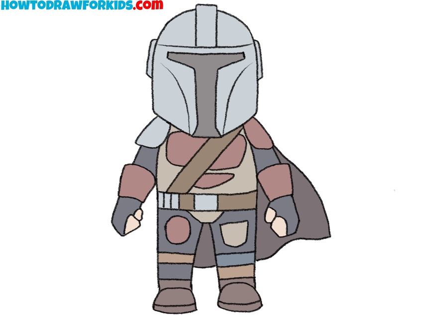 How to draw the mandalorian featured image