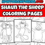 Shaun the Sheep Coloring Pages - Free Printables