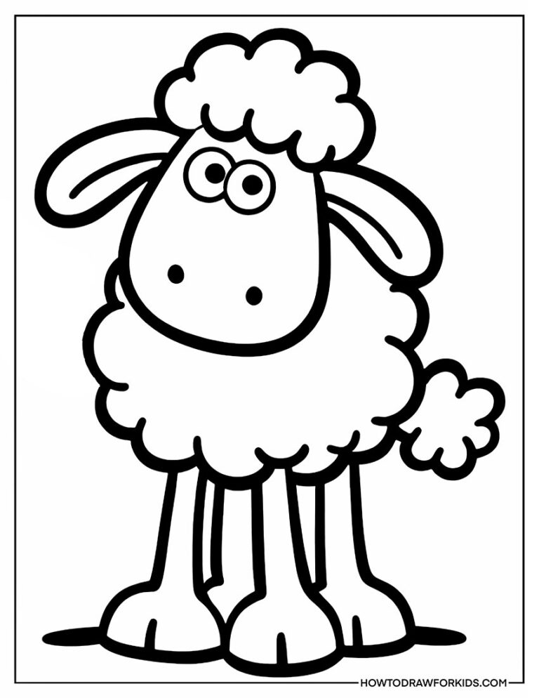 Shaun the Sheep Coloring Pages - Free Printables