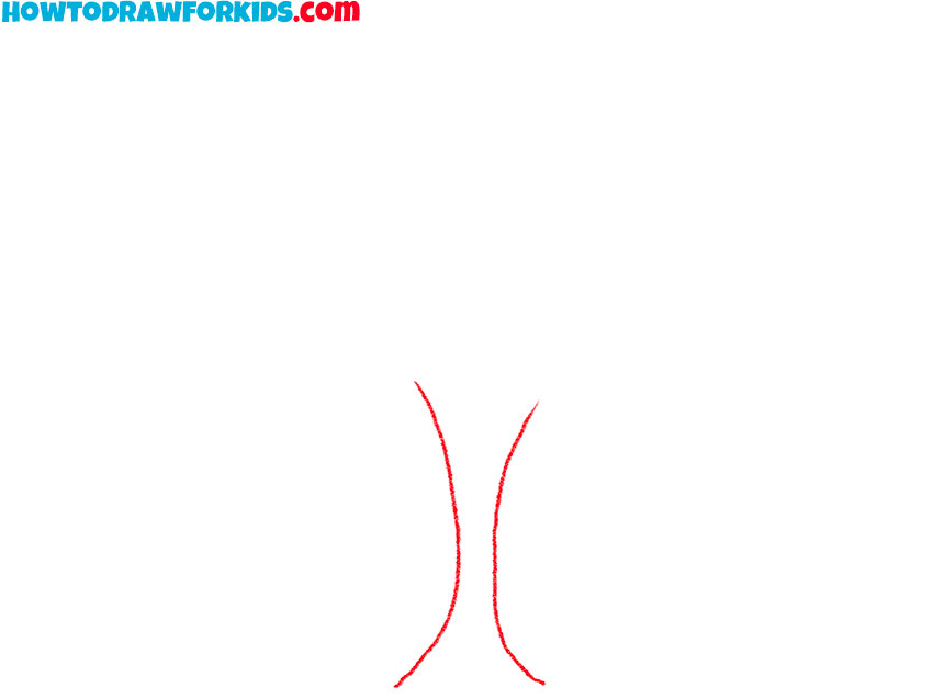 Draw the basic trunk outline