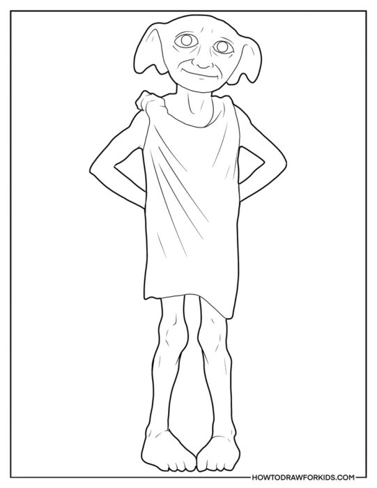 Dobby Coloring Page