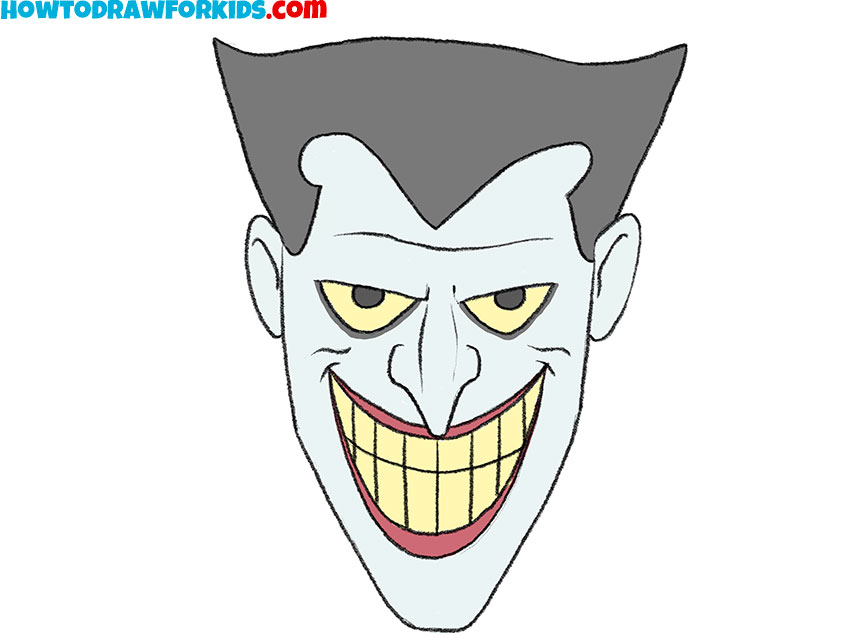 Add color to the Joker face