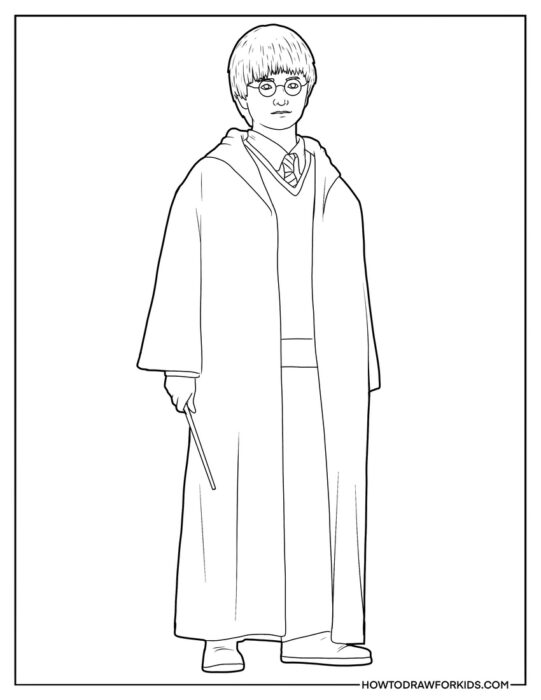 Harry Potter Coloring Page