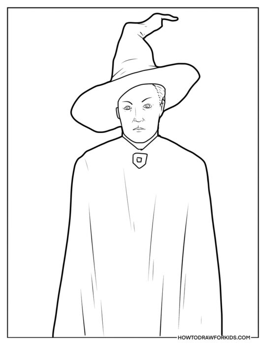 Professor McGonagall Coloring Sheet