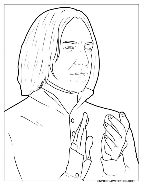 Professor Snape to Color