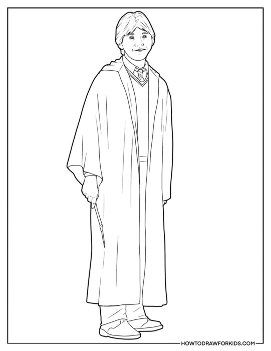 Ron Weasley Coloring Page