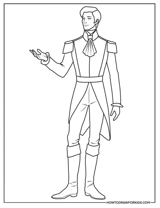 Cavalier From Nutcracker Coloring Page