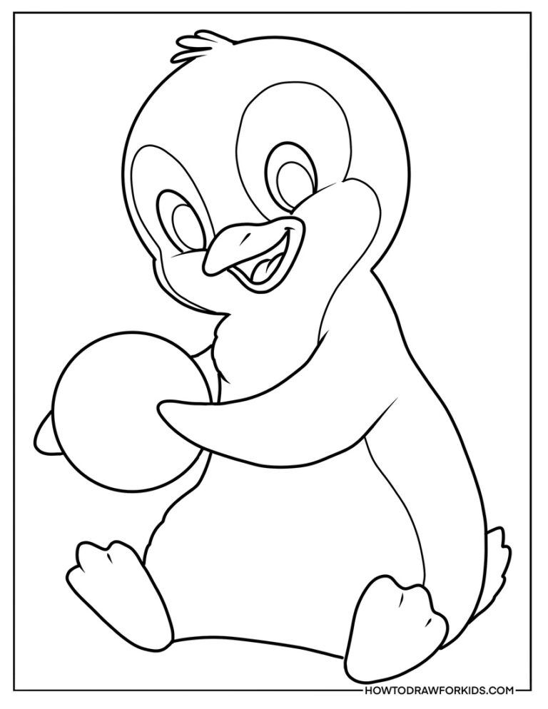 Penguin Coloring Pages - Free Printables