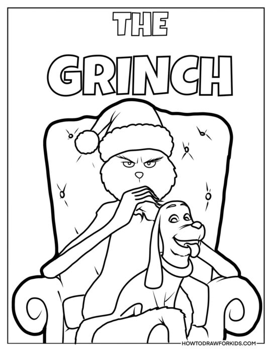 Grinch and Max to Color