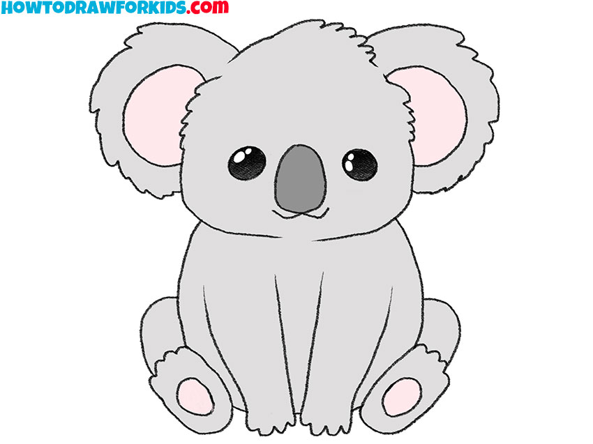 how to draw a koala featured image