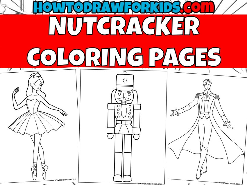 nutcracker coloring pages featured image