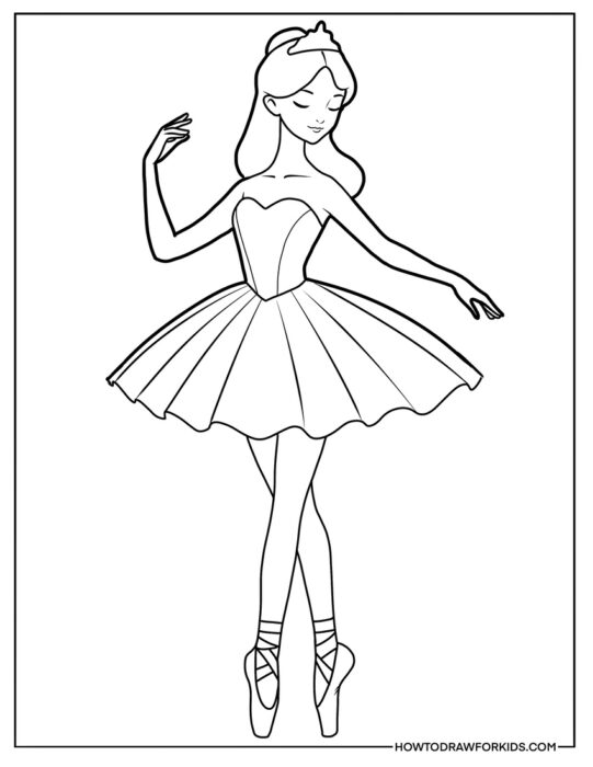 Sugar Plum Fairy Coloring Page