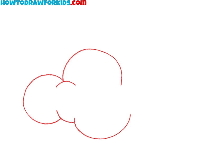 Draw the first curves of the smoke