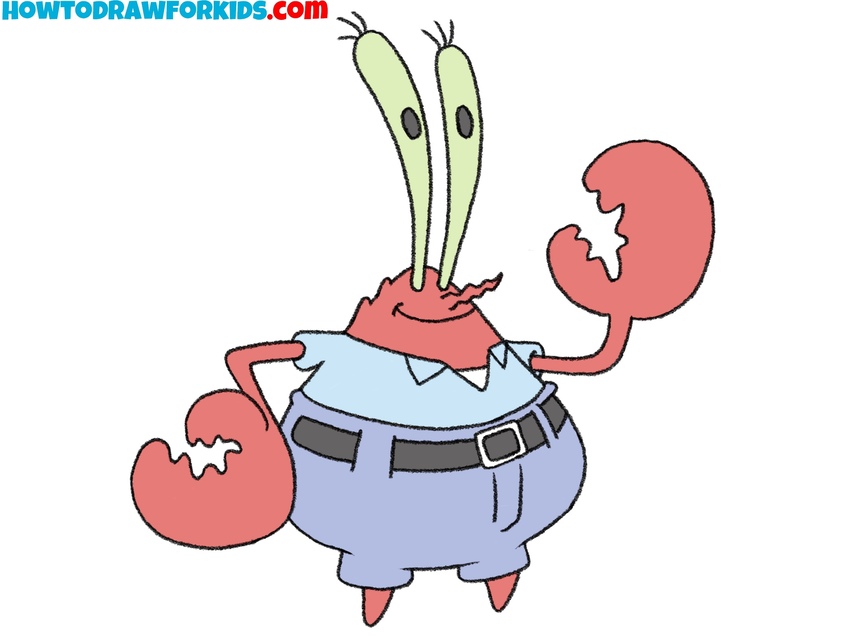 how to draw mr. krabs featured image