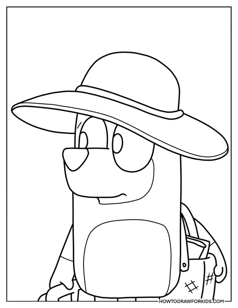 Bluey Coloring Pages - Free Printables