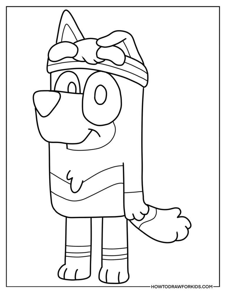 Bluey Coloring Pages - Free Printables
