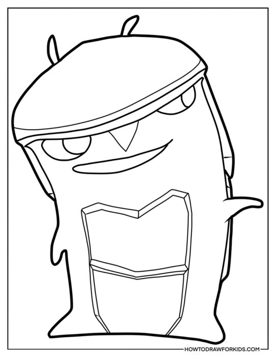 Sand Angler Coloring Page for Kids