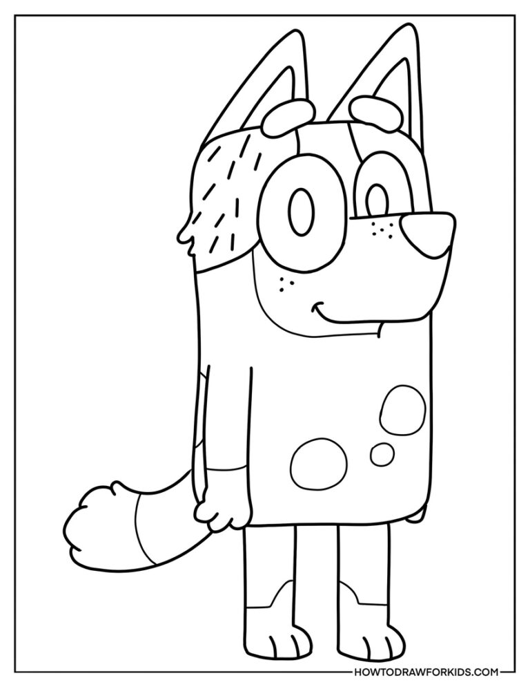 Bluey Coloring Pages - Free Printables